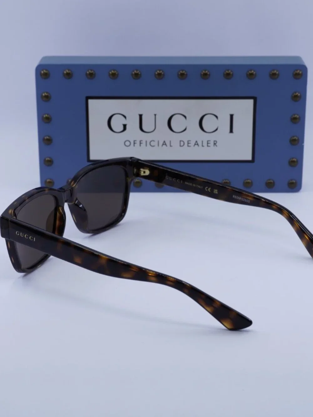 Gucci GG1716S 002 Square Sunglasses - Havana / Brown